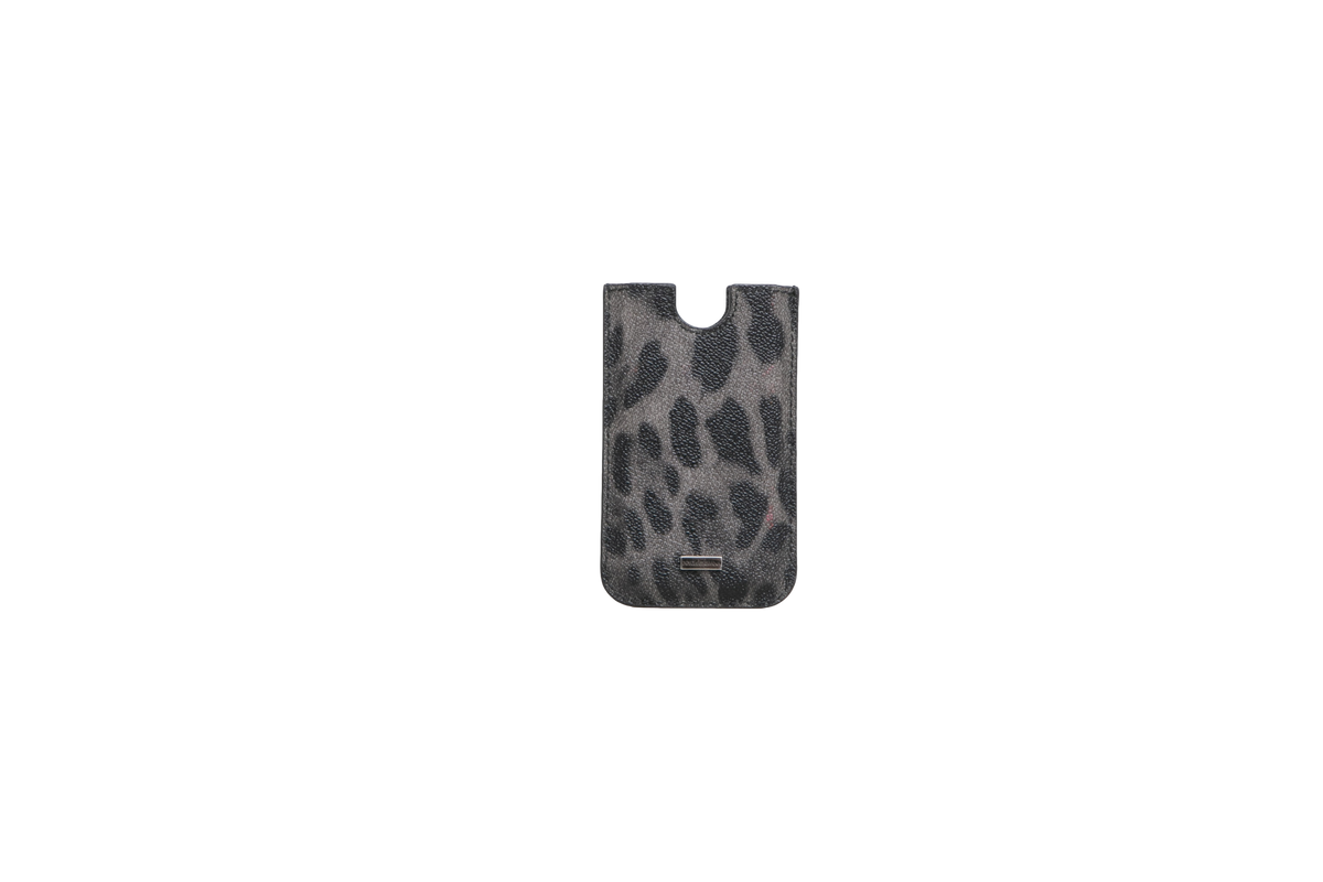 DG PHONE CASE LEOPARD GREY