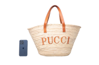 PUCCI BASKET TOTE STRAW LARGE NATURAL