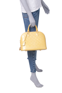 LV ALMA PM VERNIS YELLOW