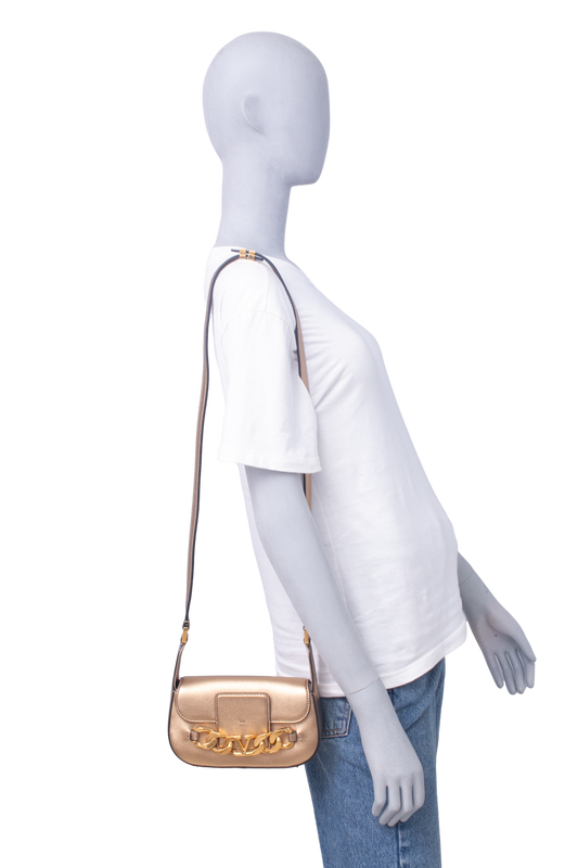 VALENTINO VLOGO CHAIN GOLD NAPPA
