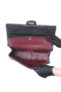 CHANEL 2.55 REISSUE 226 MEDIUM DF LAMBSKIN BLACK