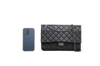 CHANEL 2.55 REISSUE 226 MEDIUM DF LAMBSKIN BLACK