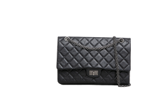 CHANEL 2.55 REISSUE 226 MEDIUM DF LAMBSKIN BLACK