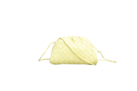 BOTTEGA MINI POUCH INTRECCIATO YELLOW PASTEL