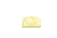 BOTTEGA MINI POUCH INTRECCIATO YELLOW PASTEL