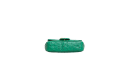 GUCCI SUPER MINI GG MMARMONT OSTRICH ED COPACABANA GREN