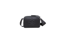 CHANEL MINI SATIN CAMERA CAMELIA BLACK