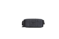 CHANEL MINI SATIN CAMERA CAMELIA BLACK