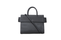 GIVENCHY HORIZON GRAINED SATCHEL BLACK
