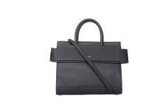 GIVENCHY HORIZON GRAINED SATCHEL BLACK