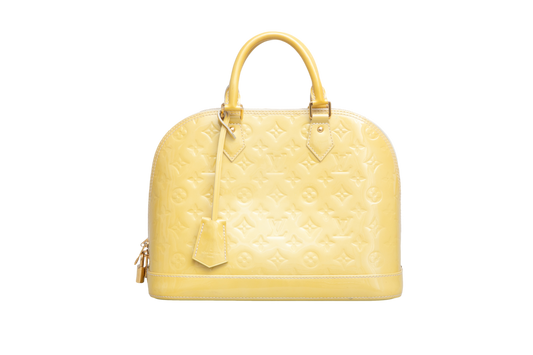 LV ALMA PM VERNIS YELLOW