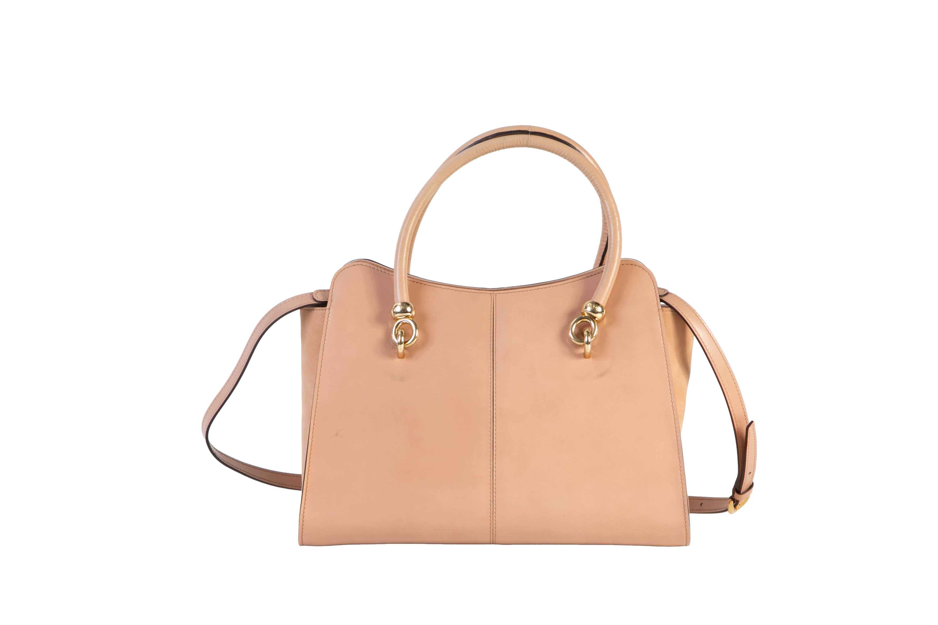 TODS SHOPPING ZIP PICCOLA BEGE