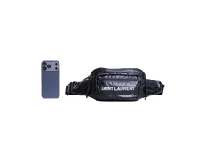 YSL NUX BELT BAG NYLON BLACK