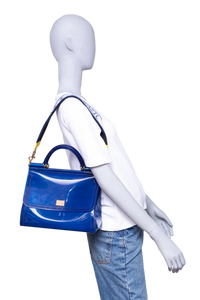 DG MISS SICILY MEDIUM PVC ROYAL BLUE