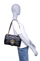 GUCCI GG MARMONT MEDIUM BLACK