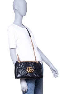 GUCCI GG MARMONT MEDIUM BLACK