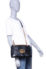 GUCCI GG MARMONT MEDIUM BLACK