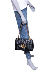 GUCCI GG MARMONT MEDIUM BLACK