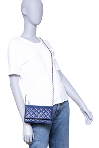 CHANEL WOC CLASSIC LAMBSKIN BLUE