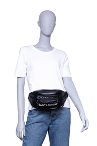 YSL NUX BELT BAG NYLON BLACK