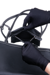 THE ROW PARK THREE MEDIUM EW LEATHER BLACK
