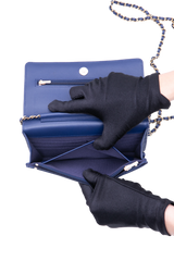 CHANEL WOC CLASSIC LAMBSKIN BLUE