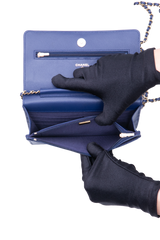 CHANEL WOC CLASSIC LAMBSKIN BLUE