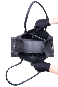THE ROW MARGAUX SHOULDER 12 BLACK
