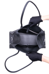 THE ROW MARGAUX SHOULDER 12 BLACK