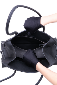 THE ROW MARGAUX SHOULDER 12 BLACK