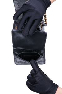 CHANEL 25 SMALL SHINY CRUMPLED CALFSKIN