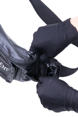 YSL NUX BELT BAG NYLON BLACK