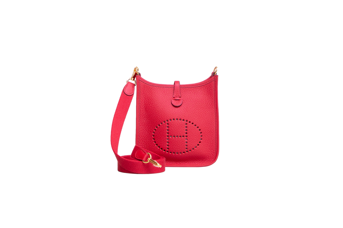 HERMÈS EVELYNE 16 AMAZONE TAURILLON CLEMENCE ROUGE VIF