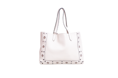 VALENTINO NEELCOTE MEDIUM STUDDED LEATHER IVORY