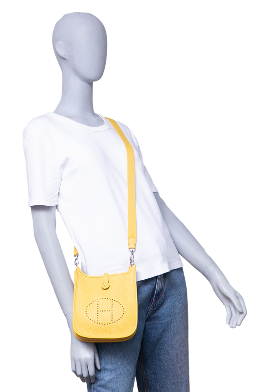 HERMÈS EVELYNE 16 AMAZONE TAURILLON CLEMENCE JAUNE DE NAPLES