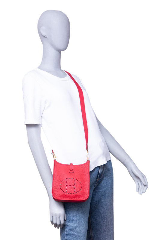 HERMÈS EVELYNE 16 AMAZONE TAURILLON CLEMENCE ROUGE VIF