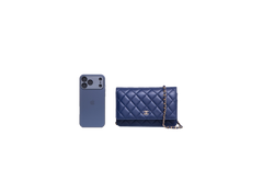 CHANEL WOC CLASSIC LAMBSKIN BLUE