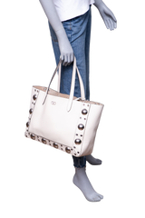 VALENTINO NEELCOTE MEDIUM STUDDED LEATHER IVORY