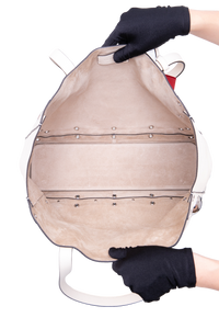 VALENTINO NEELCOTE MEDIUM STUDDED LEATHER IVORY