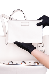 VALENTINO NEELCOTE MEDIUM STUDDED LEATHER IVORY