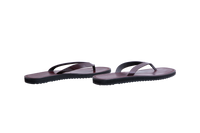 THE ROW FLIP FLOPS CITY LEATHER CALFSKIN BORDEAUX - 36 BR