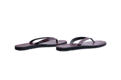 THE ROW FLIP FLOPS CITY LEATHER CALFSKIN BORDEAUX - 36 BR