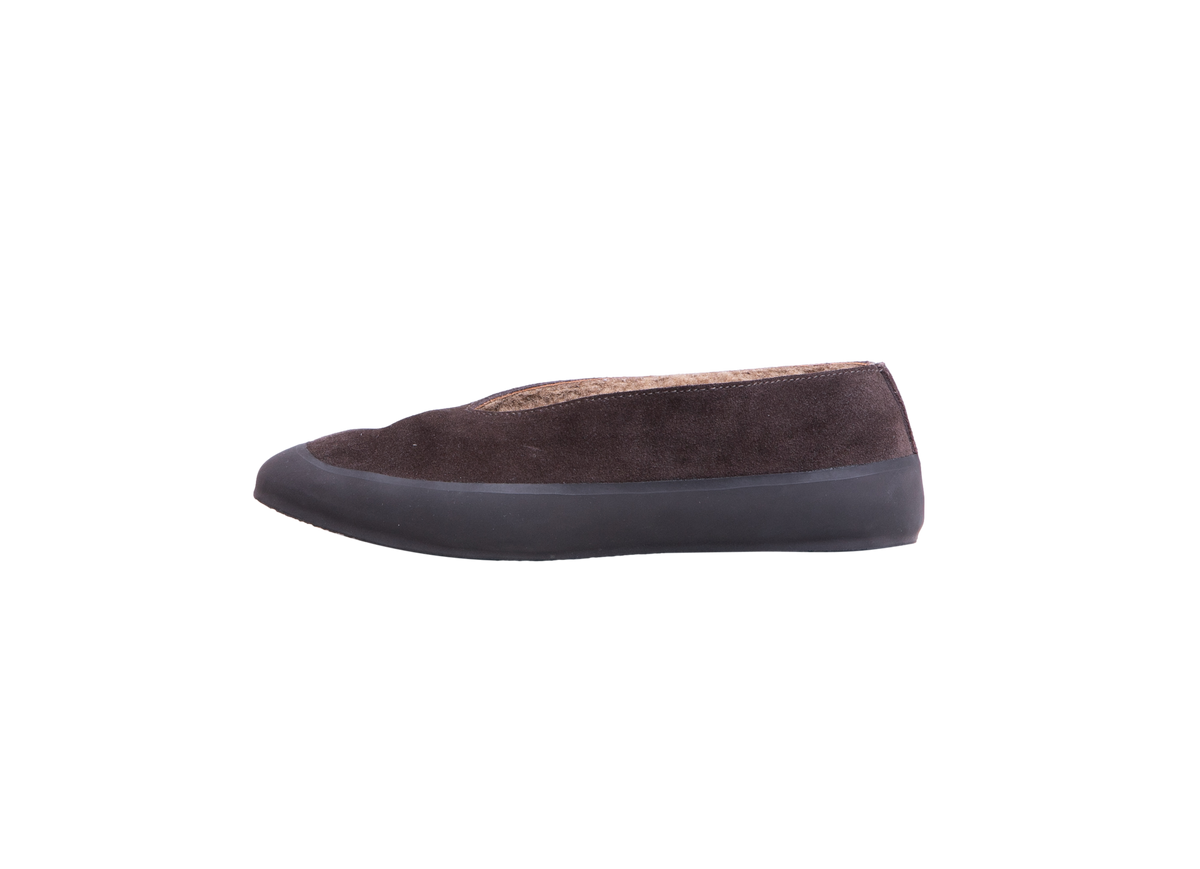LE MONDE BÉRYL BALLET FLATS SHEARLING-LINED BROWN - 37 BR