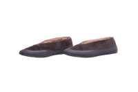LE MONDE BÉRYL BALLET FLATS SHEARLING-LINED BROWN - 37 BR
