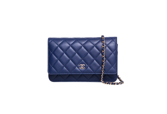 CHANEL WOC CLASSIC LAMBSKIN BLUE