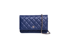 CHANEL WOC CLASSIC LAMBSKIN BLUE
