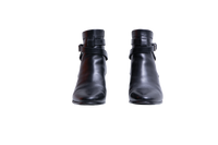 YSL BOOTS LEATHER BLACK - 35 1/2 BR