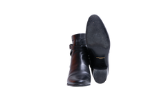 YSL BOOTS LEATHER BLACK - 35 1/2 BR