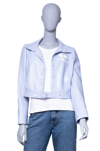 COURRÈGES RE-EDITION JACKET VYNIL SKY