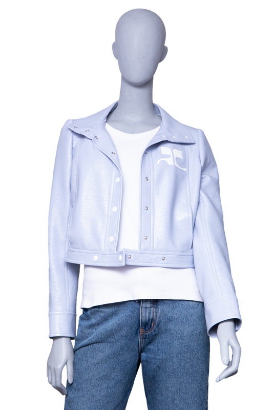 COURRÈGES RE-EDITION JACKET VYNIL SKY